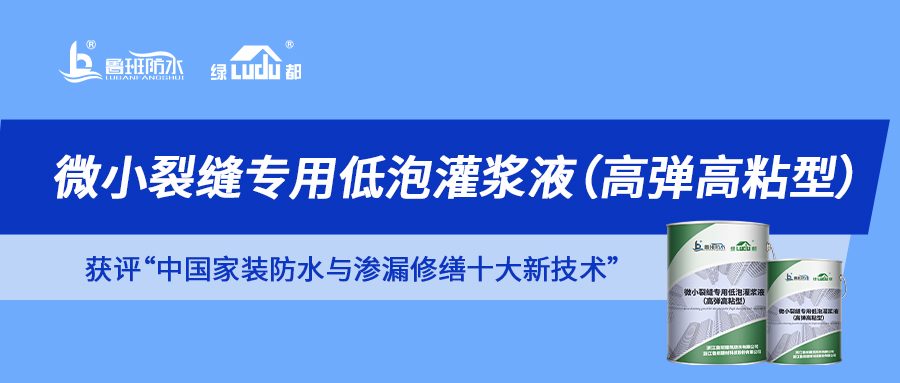 解鎖“中國家裝防水與滲漏修繕十大新技術(shù)”獲獎(jiǎng)產(chǎn)品 | 微小裂縫滲漏 一“堵”為快！